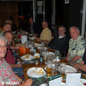 Team dinner in Noumea prior to departure